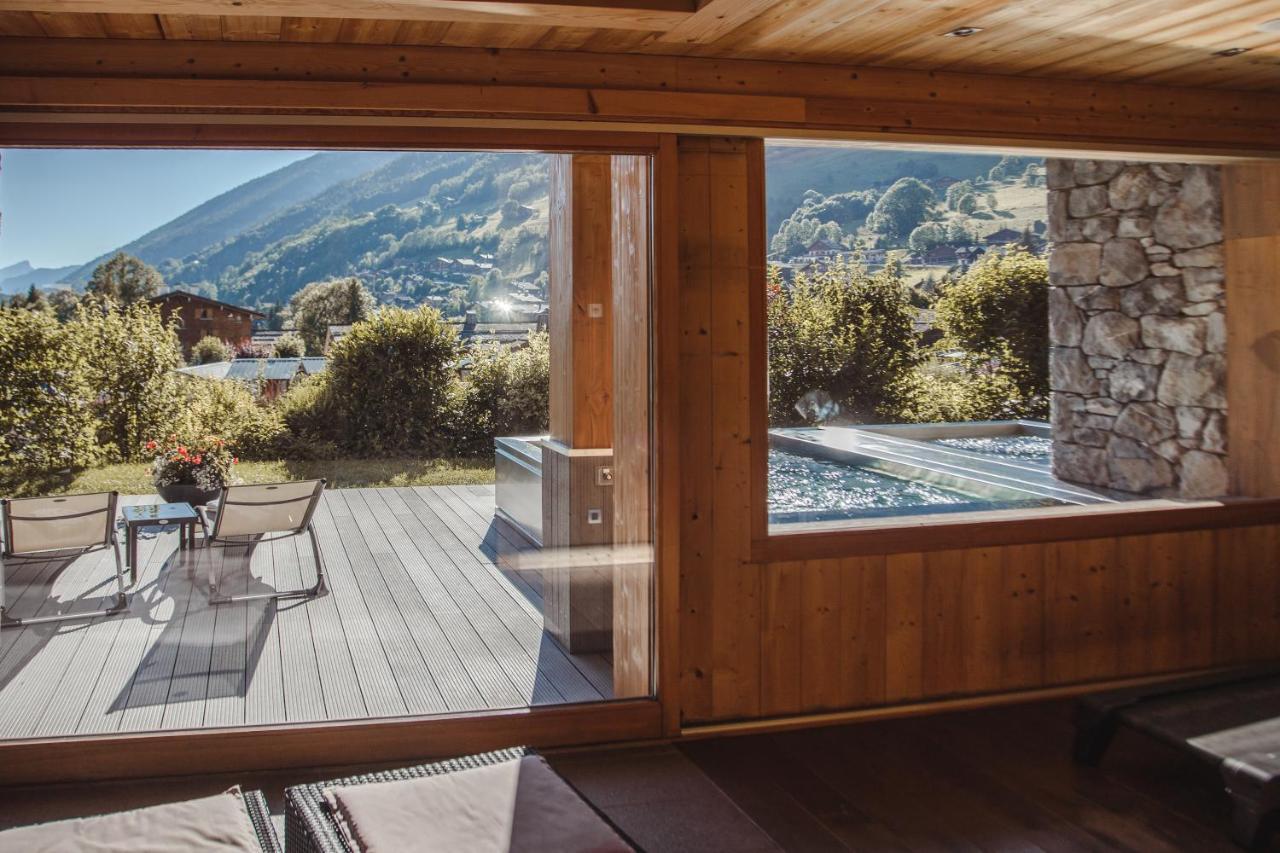 Hotel et Spa Le Delta Le Grand-Bornand Eksteriør bilde