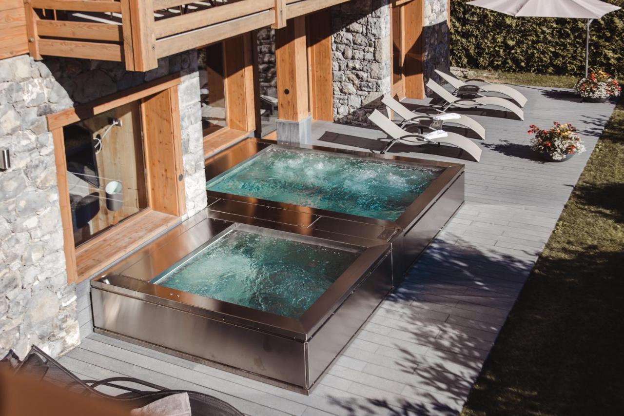 Hotel et Spa Le Delta Le Grand-Bornand Eksteriør bilde